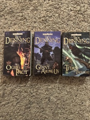 Dungeons & Dragons THE TWILIGHT REALMS 1 2 3 Troy Denning Trilogy Forgotten Set