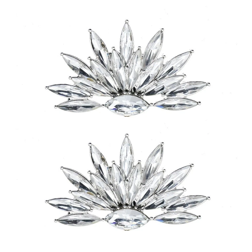  2 pezzi Decor strass Beautiful Decor strass per scarpe da sposa donna - Immagine 2 di 4