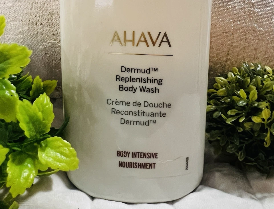 AHAVA Dermud Body Wash 400 ml - Limpiador reponedor e hidratante - NUEVO Envío gratuito Foto 2 de 3