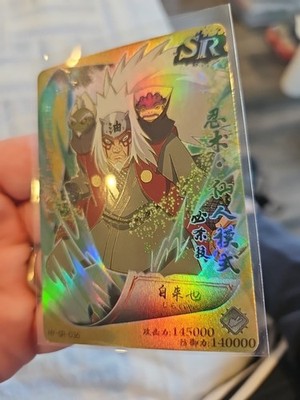 Naruto SR Rare Jiraiya Collector SR-036 Holo Foil | eBay