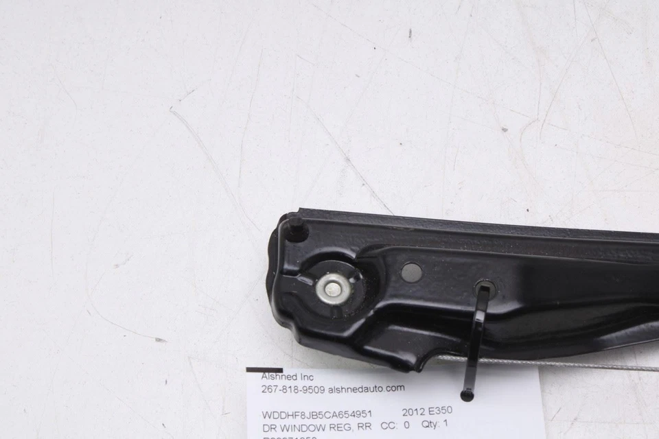 Regulador de ventana de puerta trasera izquierda Mercedes-Benz E350 Sport 4MATIC 2010-16 con motor Foto 3 de 4