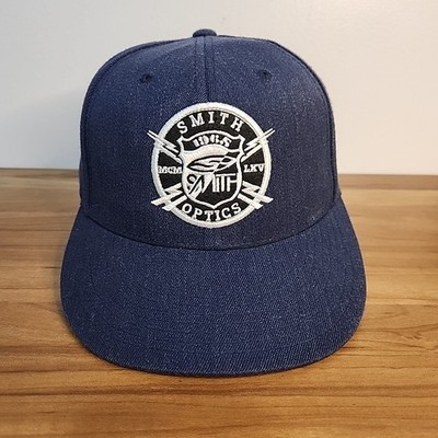 Smith Optics Sunglasses Goggles Apparel Blue Flex Fit Embroidered Hat Cap