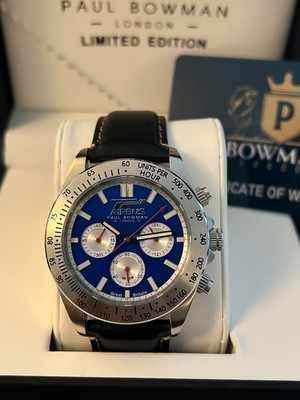 Rare! Ltd Ed Prototype 1 of 2 | Airbus Helicopters UK | Pilot Watch Chronograph