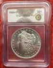 1884 O ICG MS 62 PL Proof Like Morgan Silver Dollar $1
