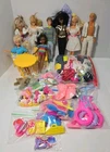 VINTAGE-MATTEL-80'S/90'S-BARBIE-8 DOLS-W/CLOTHES/SHOES/ACCESSORIES-LOT
