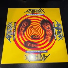 ANTHRAX, STATE OF EUPHORIA, 180 GRAM VINYL, BRAND NEW & SEALED