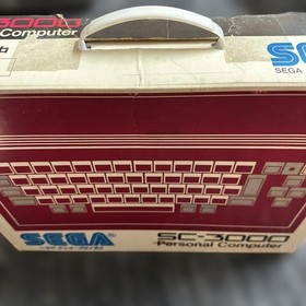 Sega SC-3000 Personal Computer Console w/ Box AC Adapter AV Cable Tested