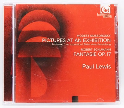 PAUL LEWIS - Mussorgsky Pictures At An Exhibition Schumann Fantasie Classical CD