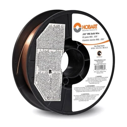 Hobart MIG Welding Wire, ER70S-6 Carbon Steel, .030in., 10-Lb. Spool, Model# - Image 3 of 4