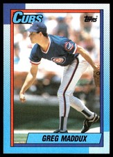 Greg Maddux 1990 Topps #715 Chicago Cubs MLB READ FREE SHIPPING AutographDen