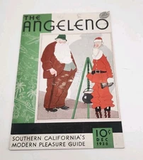 Vtg The ANGELENO Southern California's Modern Pleasure Guide DEC. 1930 PB
