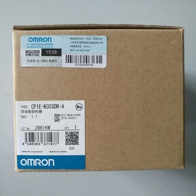 New In Box ONE Omron CP1E-N30SDR-A PLC Module SPOT STOCK  US Free TAX