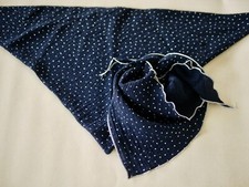 Muslin Scarf for Baby/Kids Polka Dots, Polka Dots, 100 Cotton Navy
