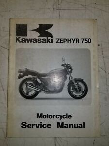 1991 Kawasaki Zephyr 750 Factory Service Manual 99924-1138-01 | eBay