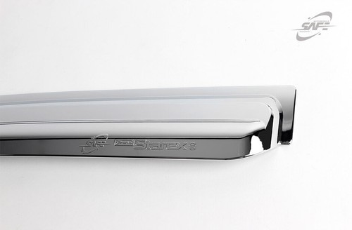 SAFE Chrome Weather shields 2pcs for 2019 Hyundai iLoad iMax - Picture 5 of 8