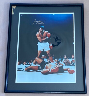 Muhammad Ali aka Cassius Clay rare Double signature Autograph