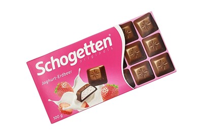 3x/7x SCHOGETTEN Yoghurt & Strawberry   genuine chocolate   TRACKED SHIPPING