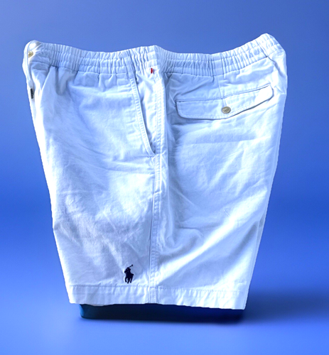Nuevo Ralph Lauren Pantalones Cortos Chinos Para Hombres 2XL Blanco Polo Logo Viaje Caliente Ropa de Verano - Imagen 14 de 18