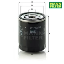 Oil filter Mann filter W712/54 for Skoda Fabia I Octavia I VW