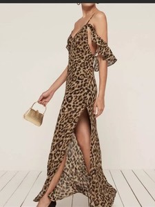 reformation cheetah dress