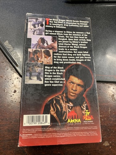 Way of the Black Dragon (VHS, 1998) BRAND NEW SEALED - Picture 2 of 3