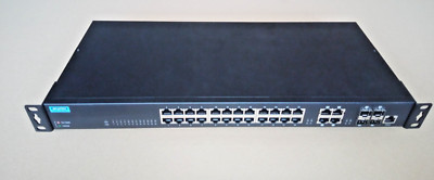 Advantech EKI-2428G-4CA-AE Ethernet Switch S/N KMA6724115 24G+4G Combo-Port MDIX