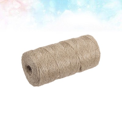 6ply Ficelle Corde En Jute, 100M*2Pcs Ficelle En Jute Naturel épaisse Pour L'artisanat