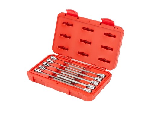 TEKTON 3-Piece Magnetic Nut Driver Set - 1/4, 5/16, 3/8 Inch Chrome Vanadium Steel Bits