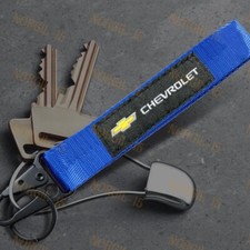 For Chevrolet Racing Blue Keychain Metal Backpack Key Ring Hook Strap Lanyard For Chevrolet Racing Blue Keychain Metal Backpack Key Ring Hook Strap Lanyard