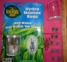 Disney Pixar A Bug’s Life FLIK HOPPER Hydro Maniac Bugs Army Grow w/Water