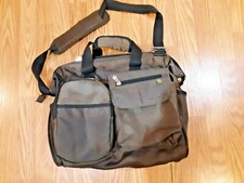 Fisher-Price Deluxe Wide Opening Diaper Bag with Fastfinder System - Brown