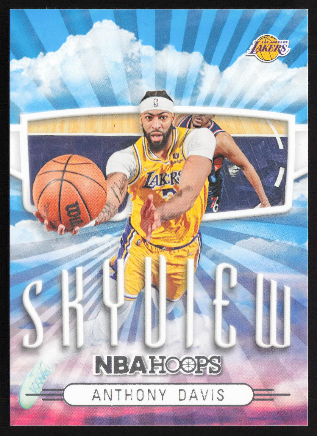 2022-23 Hoops Skyview Anthony Davis #23 Los Angeles Lakers