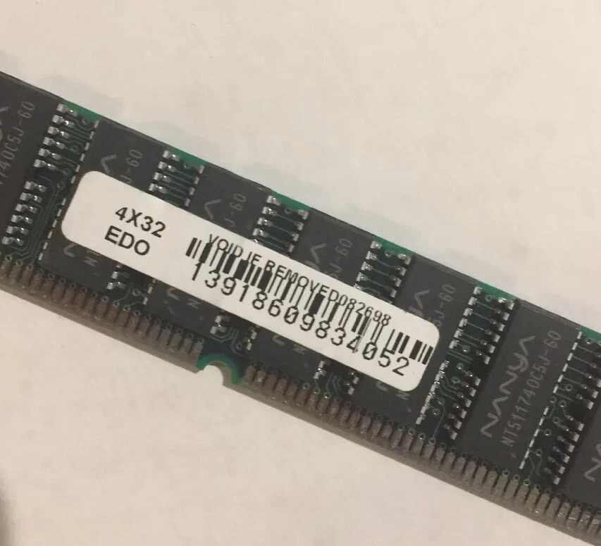 32MB EDO ( 2x16mb ) NON-PARITY 60NS SIMM 72-PIN 5V 2X32 IBM PC MAC Macintosh 2pc - Image 4 of 4