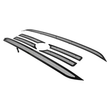 Fits 2021-2023 Ford F-150 Lariat Main Upper Stainless Black Mesh Grille Insert