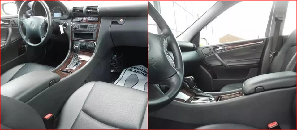 Tirador de puerta interior izquierda y derecha para Mercedes-Benz C230 03-07 C32 AMG 03-04 Foto 4 de 4