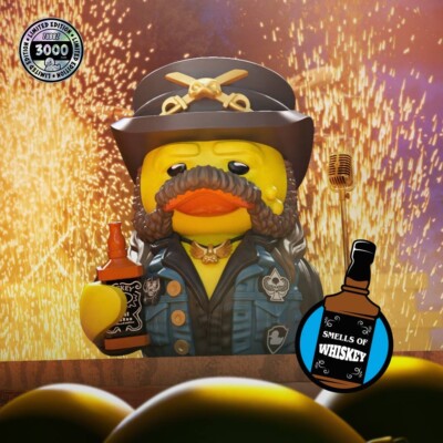 TUBBZ 1st Edition Lemmy Collectible SMELLS OF WHISKY  Duck Figure - Official