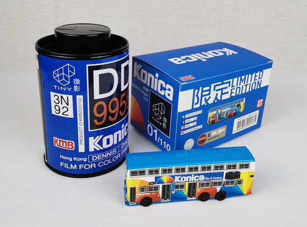 Tiny Hong Kong Konica X Kmb Dennis Dragon 12M Bus 1/110 Druckgussmodell 002135-image