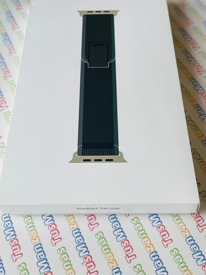 CORREA ORIGINAL APPLE WATCH TRAIL LOOP AZUL / NEGRO M/L ULTRA 3 2 SERIES 11 46mm - Imagen 2 de 4