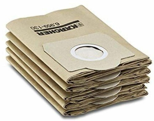 5 x Sacchetto filtro il carta per aspiratori Karcher Wd+Ad, Per WD 3 (MV 3)  | eBay