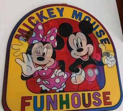 Disney Mickey Mouse Funhouse Lenticular Wall Sign w/Minnie 3D Motion Effects
