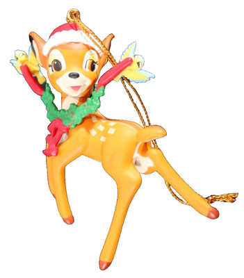 Disney's Grolier Bambi 26231 120 Holiday Tree Ornament New