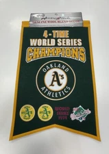 Oakland Athletics MLB World Series Champions Winning Streak Embroidered Banner!