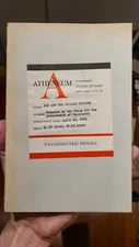 Sex and the College Student ATHENEUM Publishers Uncorrected Proof 1966 - SIGNET
