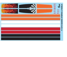 RACING STRIPES PANELS 1:24 1:25 GOFER RACING DECALS CAR MODEL ACCESSORY 11070