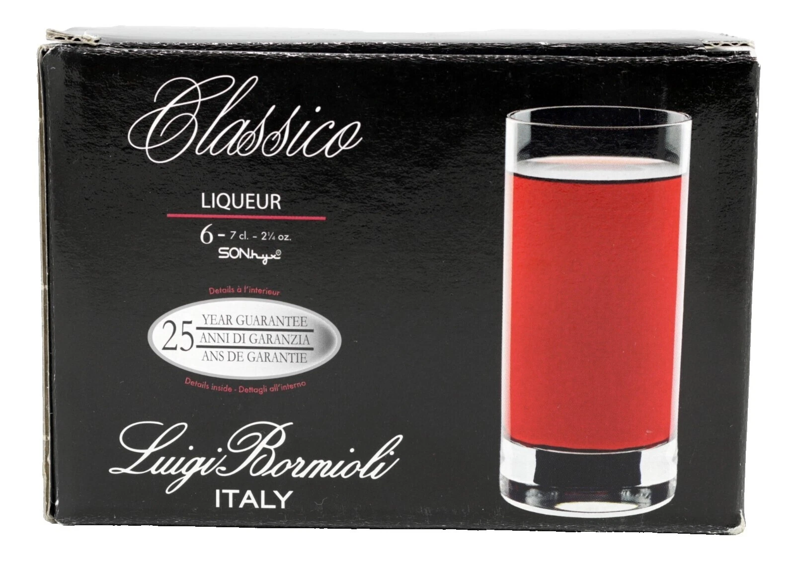 Стеклянные рюмки Luigi Bormioli