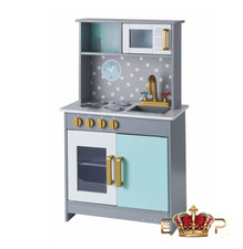 asda wooden kitchen pink