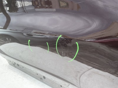 PORSCHE CAYENNE DOOR LEFT DRIVER REAR 2019 2020 2021 2022 