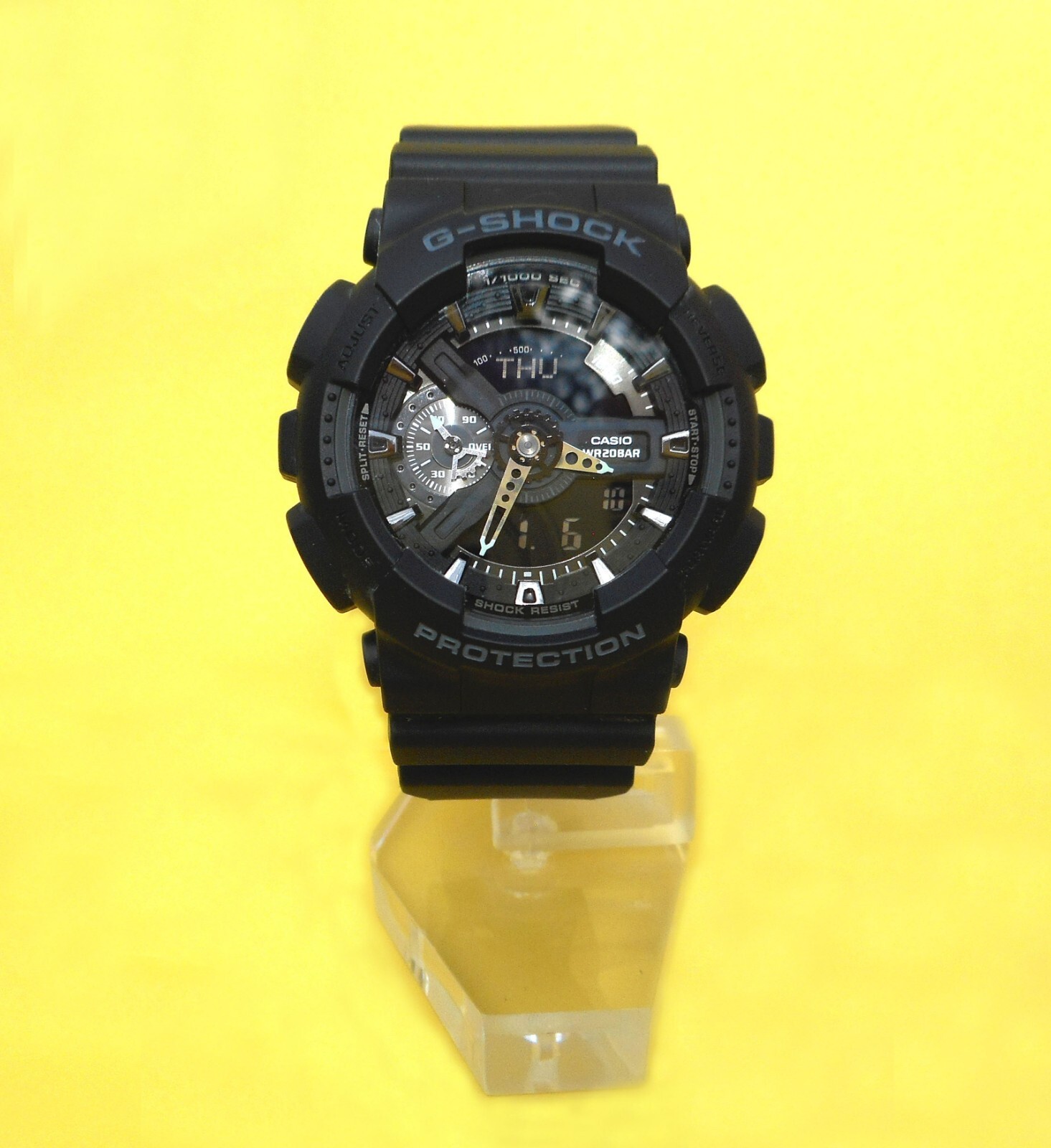 Casio G-Shock Watch-GA-110-(5146)-Black-Lightly Used! Works Great!