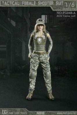 1/6 scale Tactical Military Combat Suit Set For 12'' Female Action