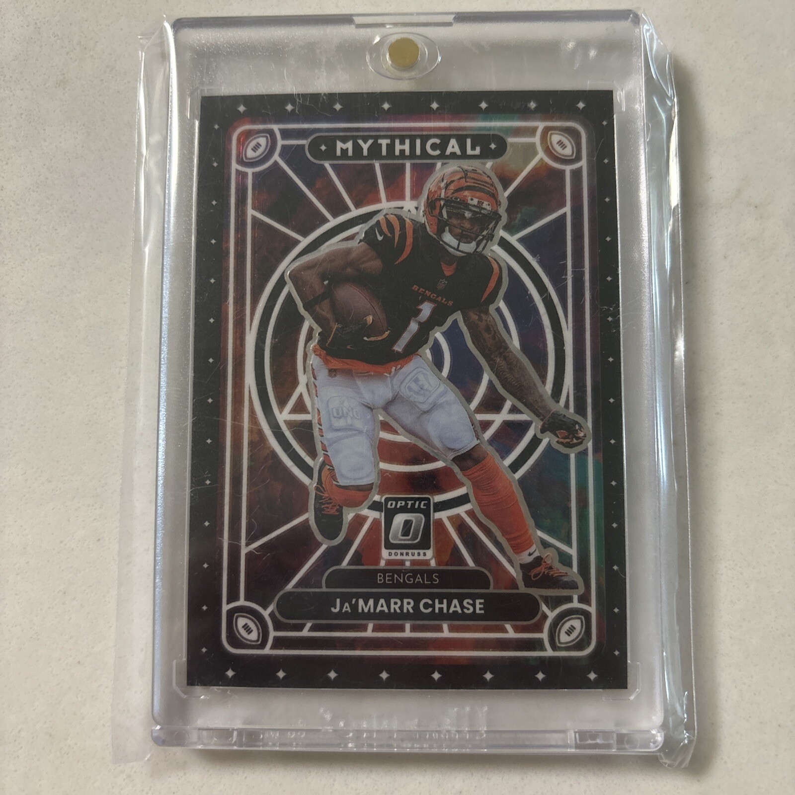 2022 Panini Donruss Optic - Mythical Ja'Marr Chase Black Pandora Case Hit /25 SP